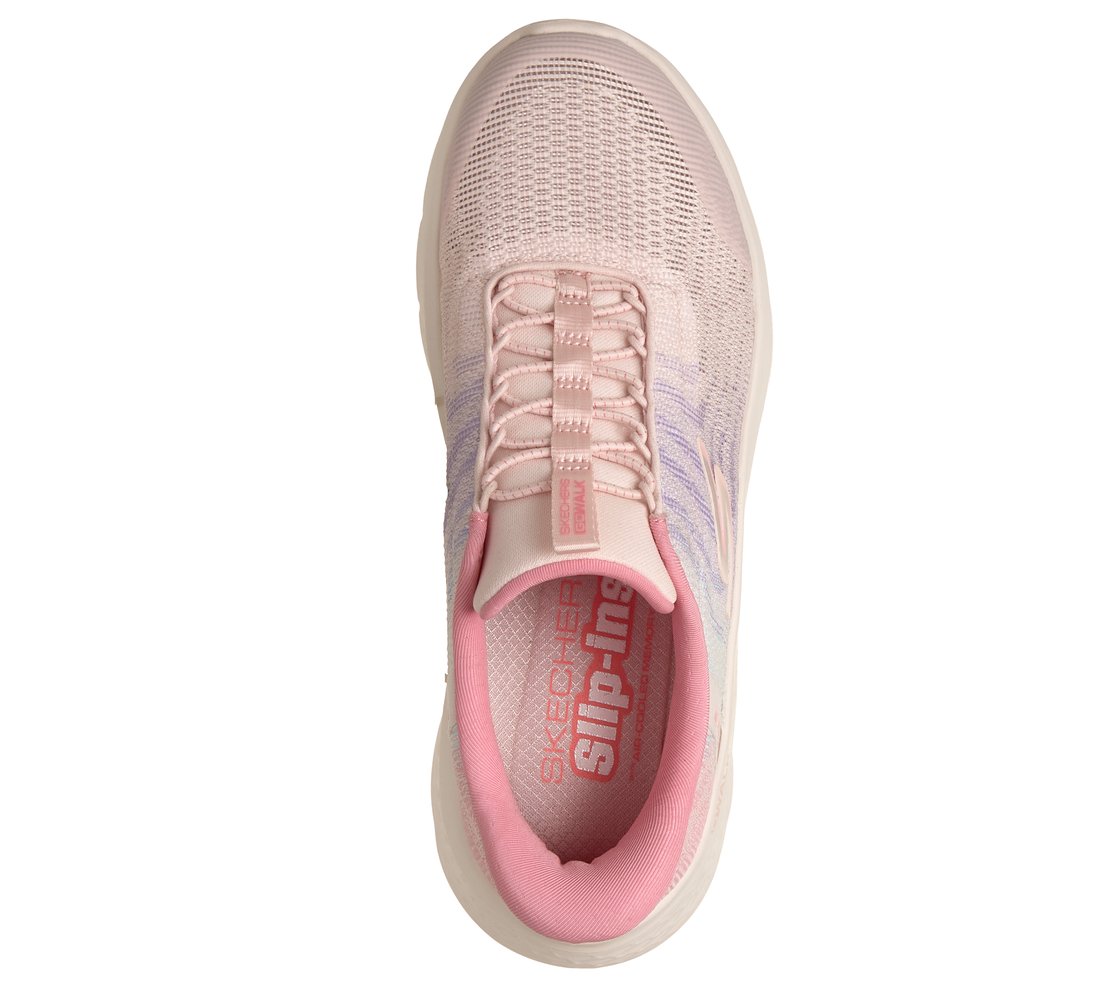 GO WALK FLEX - NOVA, PINK/MULTI Footwear Top View
