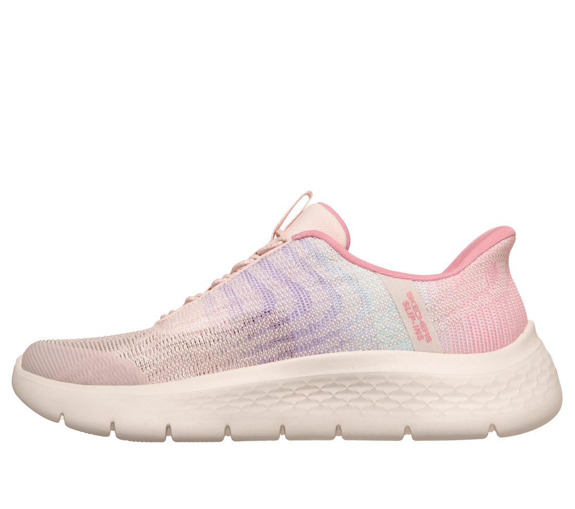 GO WALK FLEX - NOVA, PINK/MULTI Footwear Left View
