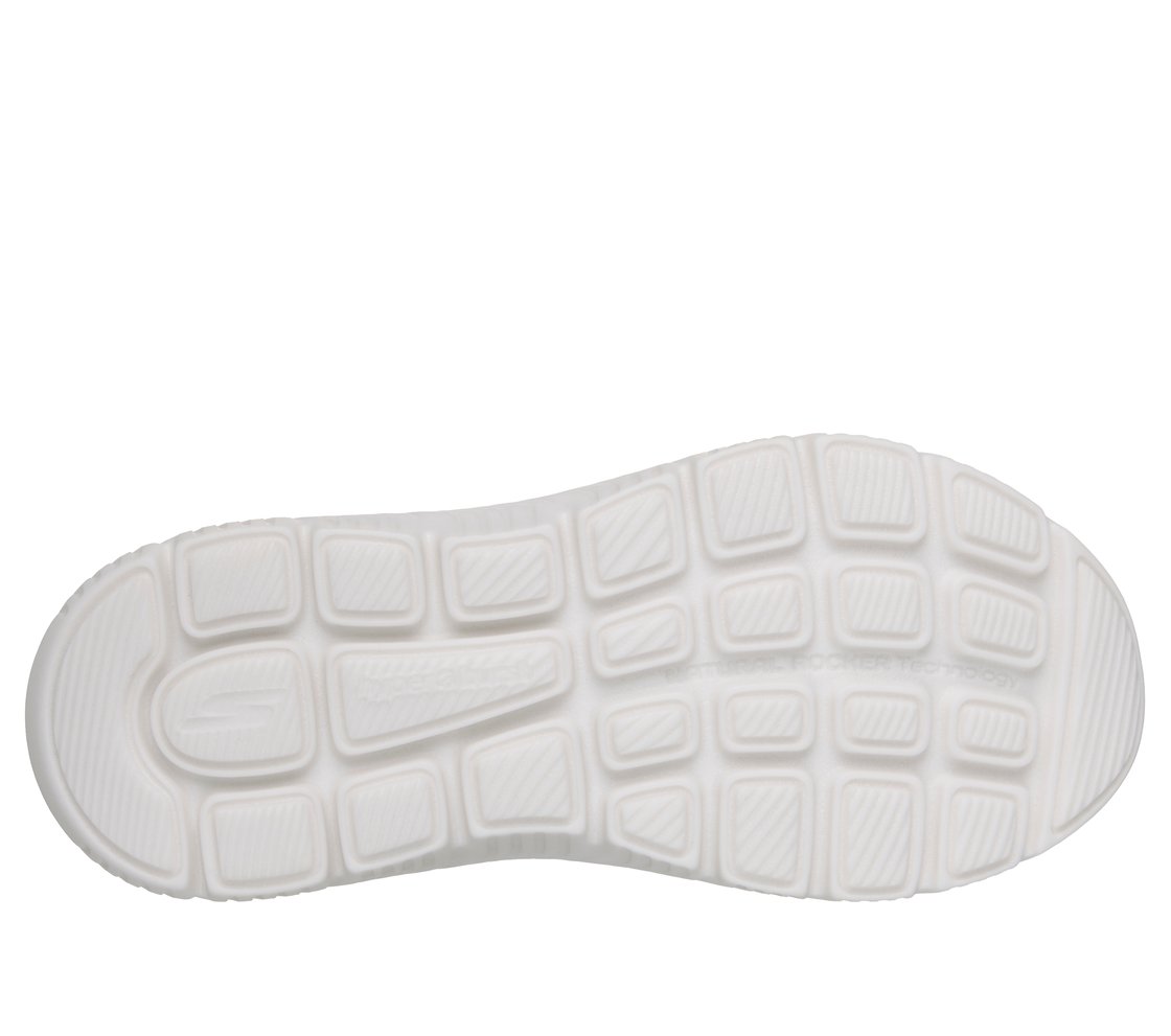 GO WALK MAX CUSHIONING HYPER, GRAY/PINK Footwear Bottom View