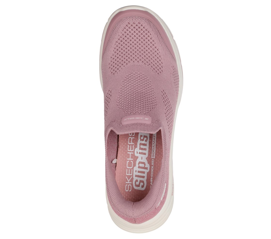GO WALK 8 - NOVA, MAUVE Footwear Top View