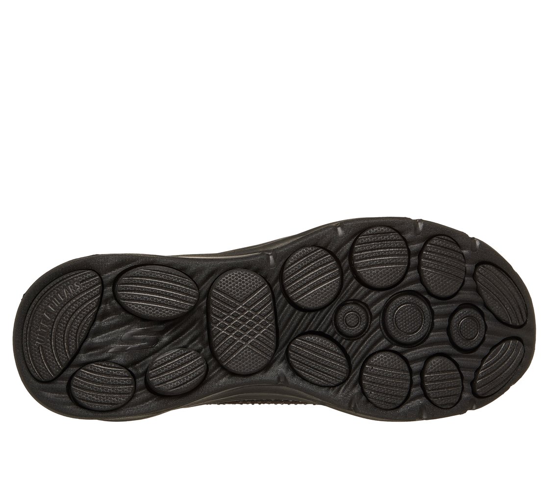 GO WALK 8, BLACK Footwear Bottom View