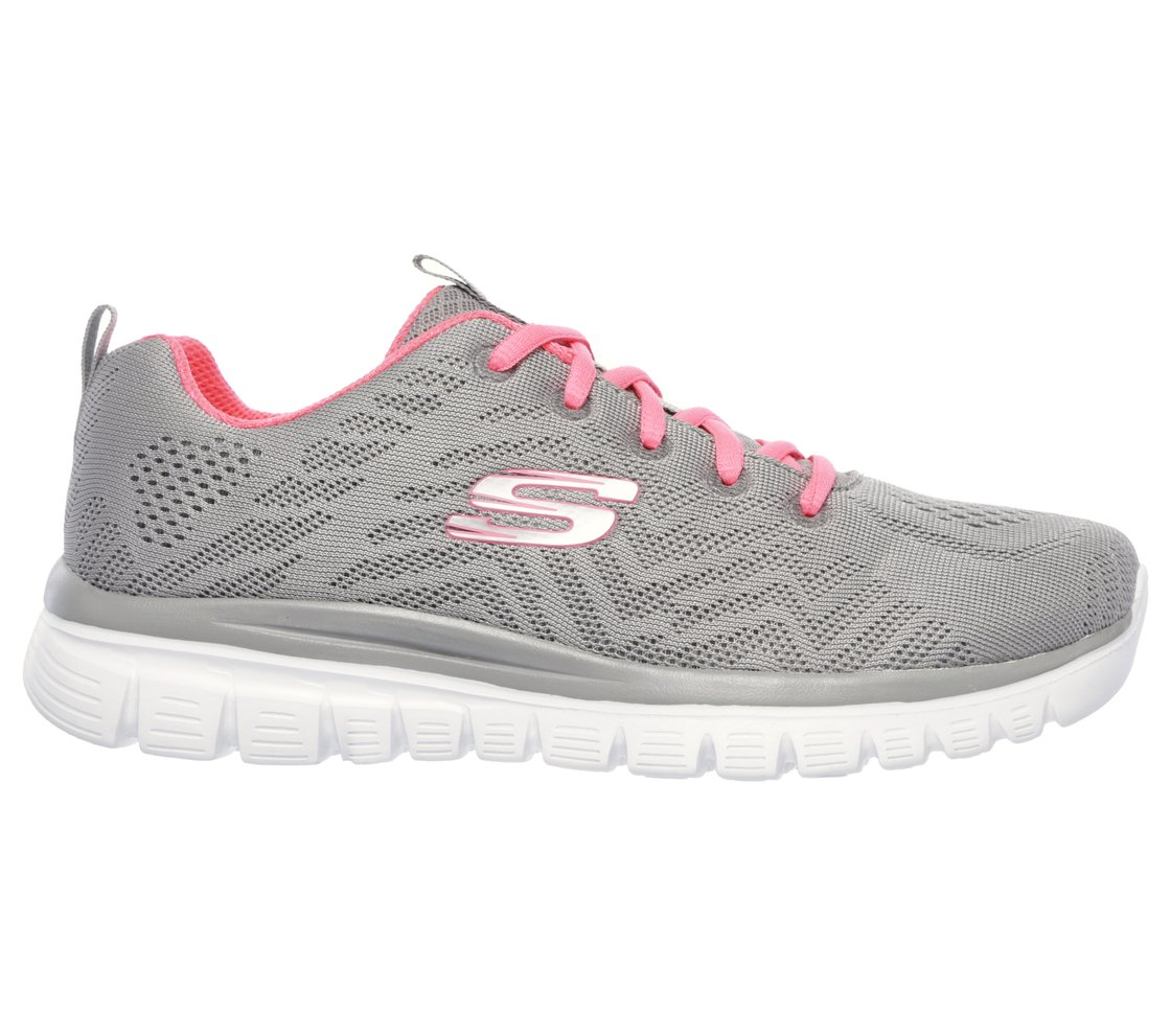 GRACEFUL-GET CONNECTED, GREY/CORAL Footwear Lateral View