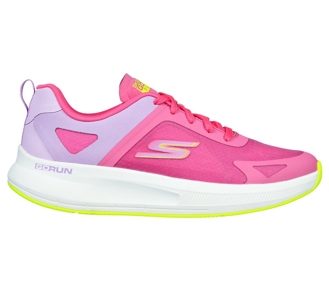 GO RUN PULSE - OPERATE, HOT PINK Footwear Lateral View