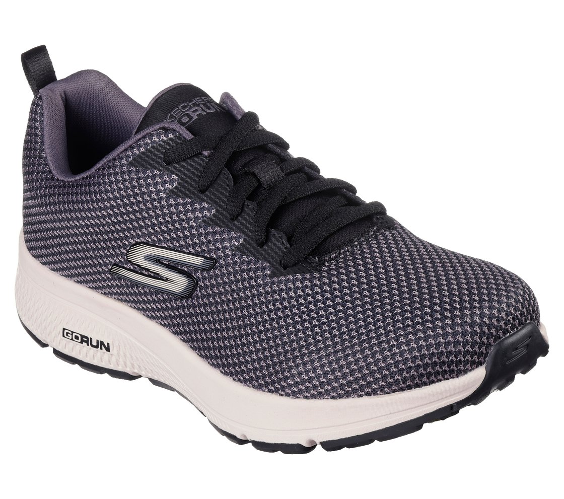 GO RUN CONSISTENT, BLACK/MAUVE Footwear Right View
