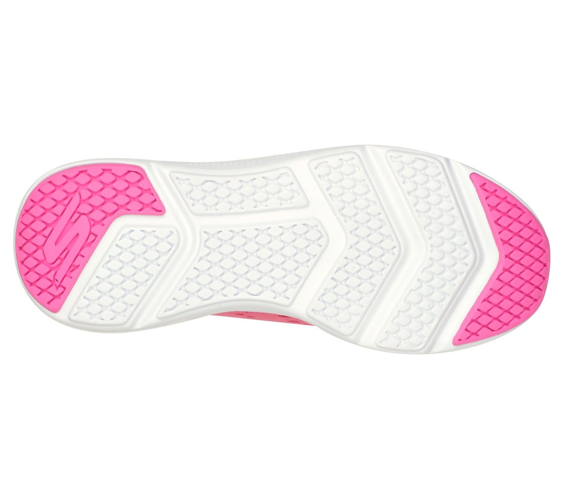 GO RUN ELEVATE, PPINK Footwear Bottom View