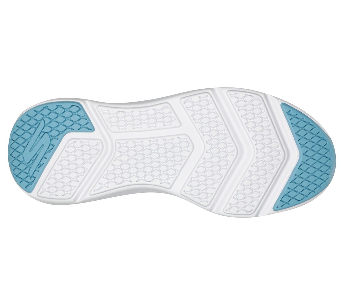 GO RUN ELEVATE - HOT STREAK, GREY/PINK Footwear Bottom View