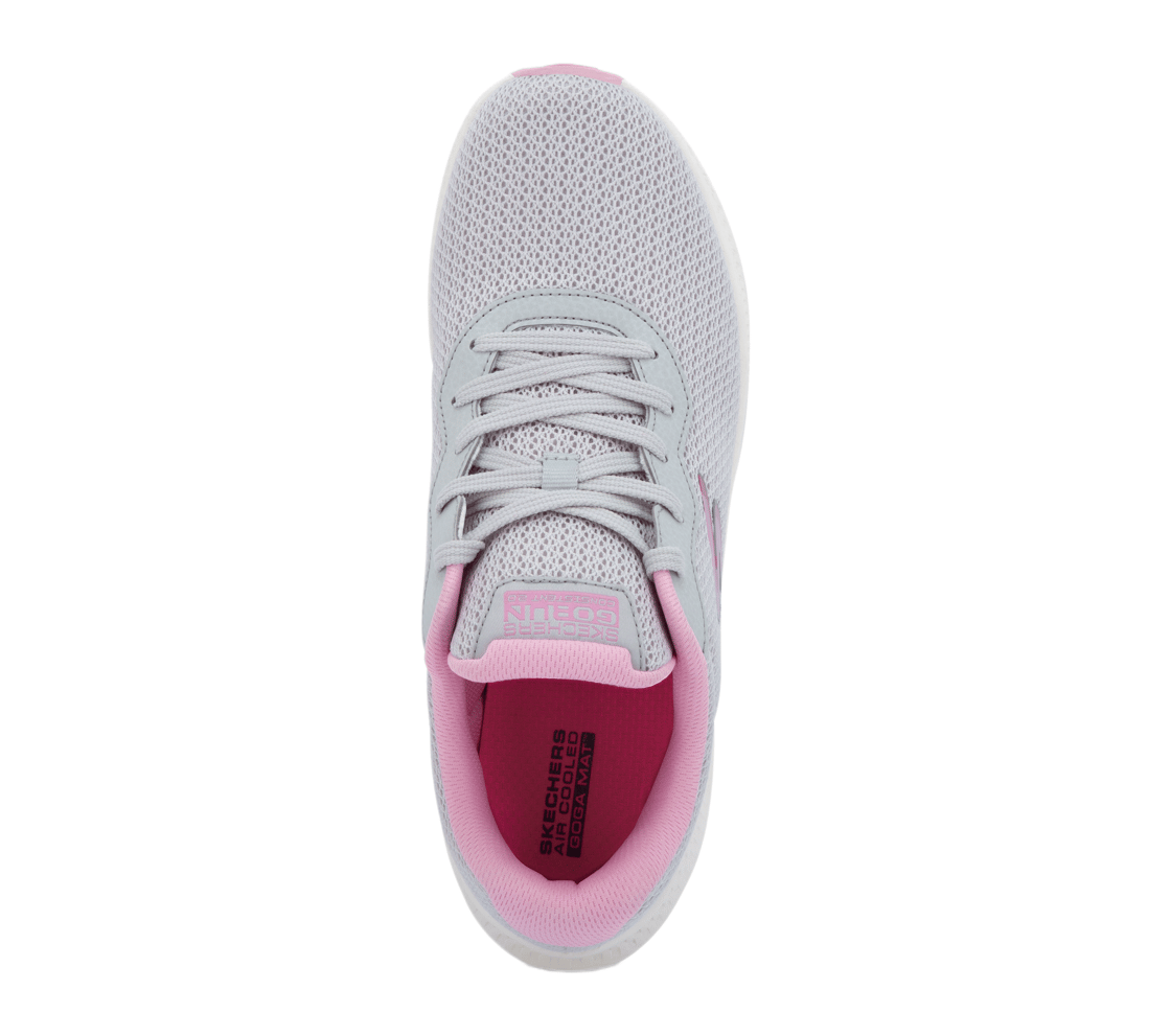 GO RUN CONSISTENT 2, GREY/PINK Footwear Top View