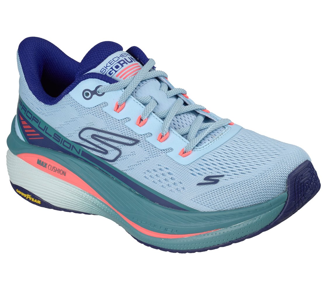 MAX CUSHIONING PROPULSION, LT.BLUE/NAVY Footwear Right View