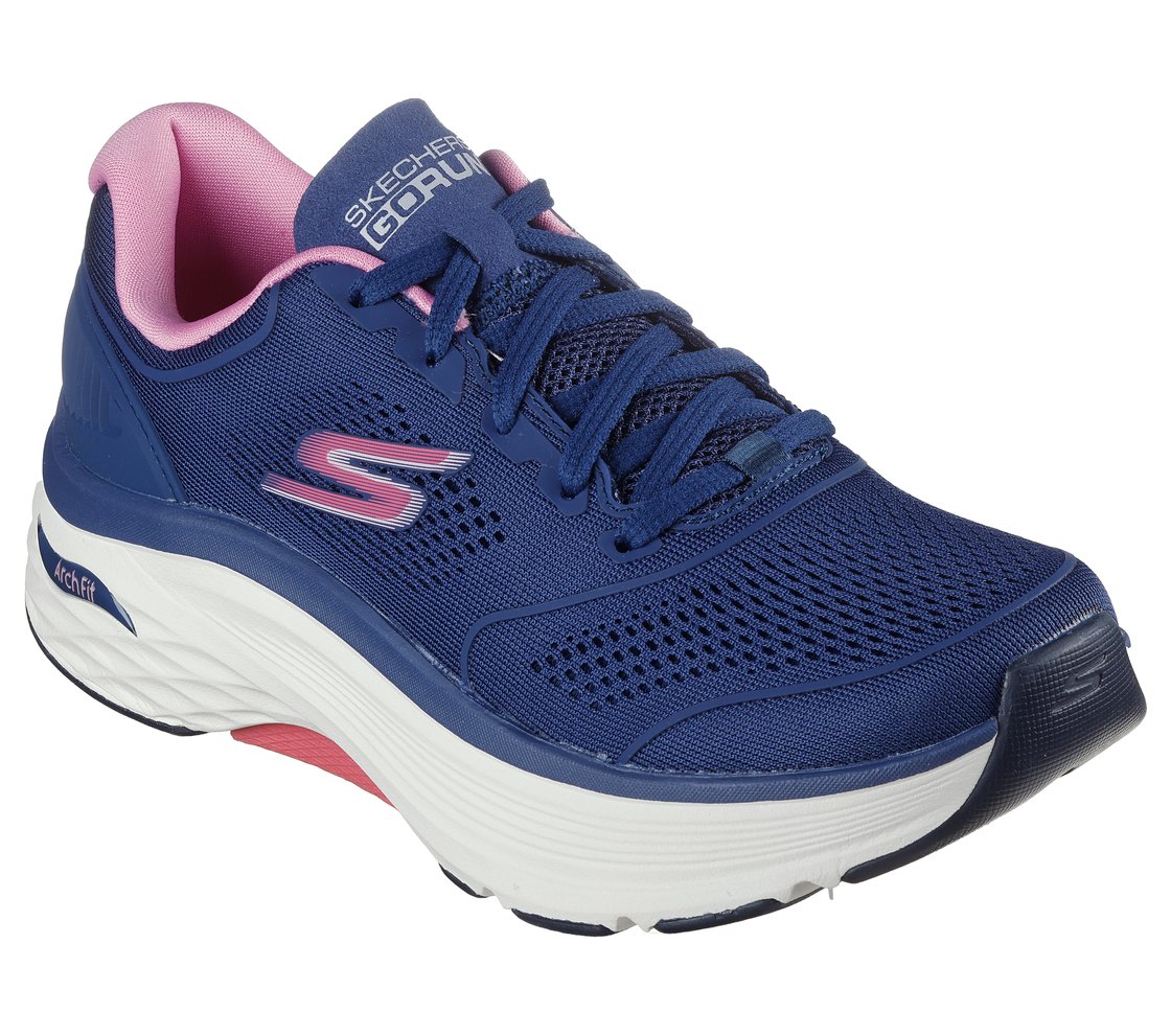 MAX CUSHIONING ARCH FIT - SWI, NAVY/PINK Footwear Right View