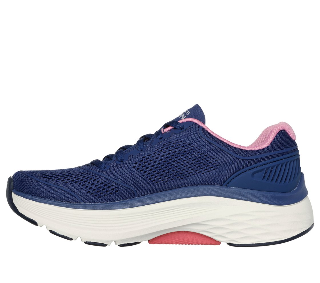 MAX CUSHIONING ARCH FIT - SWI, NAVY/PINK Footwear Left View