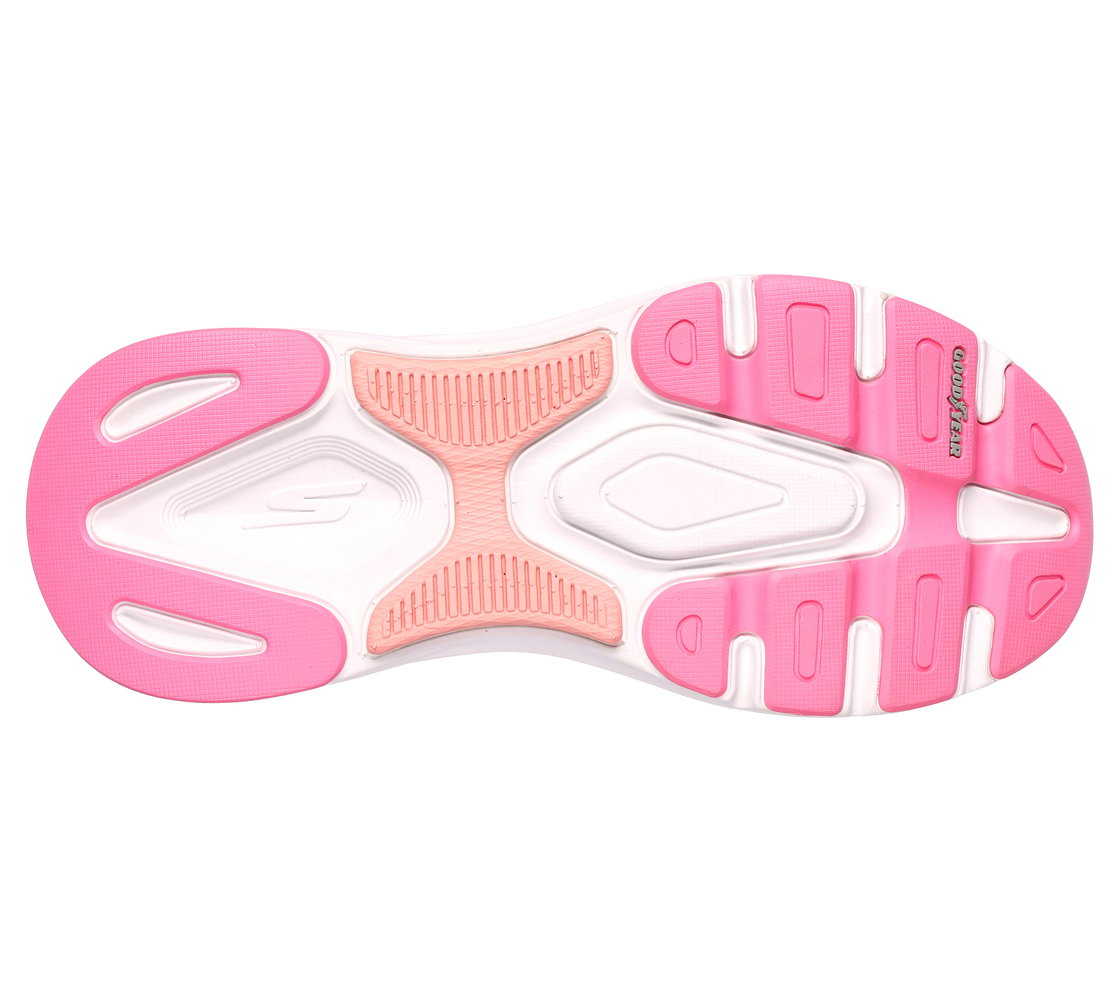 Skechers Slip-ins Max Cushioning Arch Fit - Fluidity, GREY/PINK Footwear Bottom View