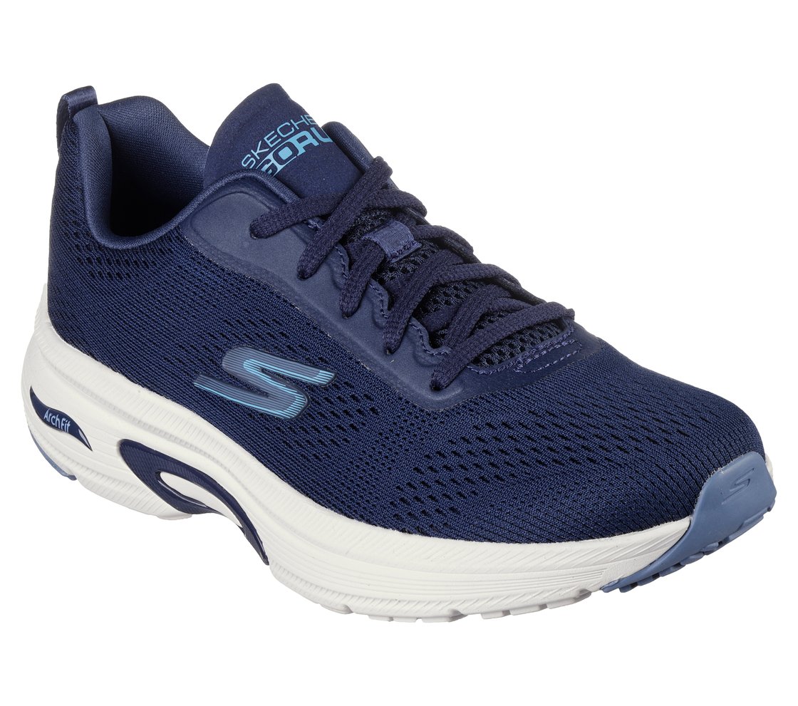 GO RUN ARCH FIT - SKYWAY, NAVY/BLUE Footwear Right View