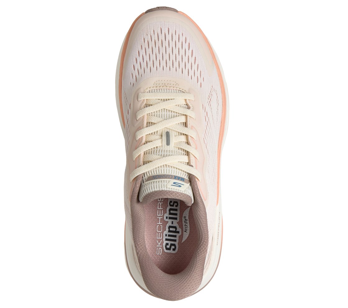 MAX CUSHIONING ARCH FIT 2.0, PEACH Footwear Top View