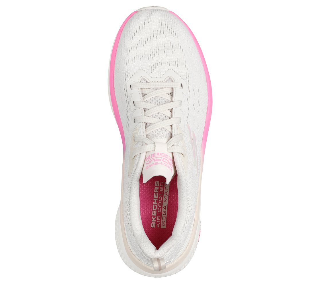 GO RUN ELEVATE 2, OFF WHITE/PINK Footwear Top View