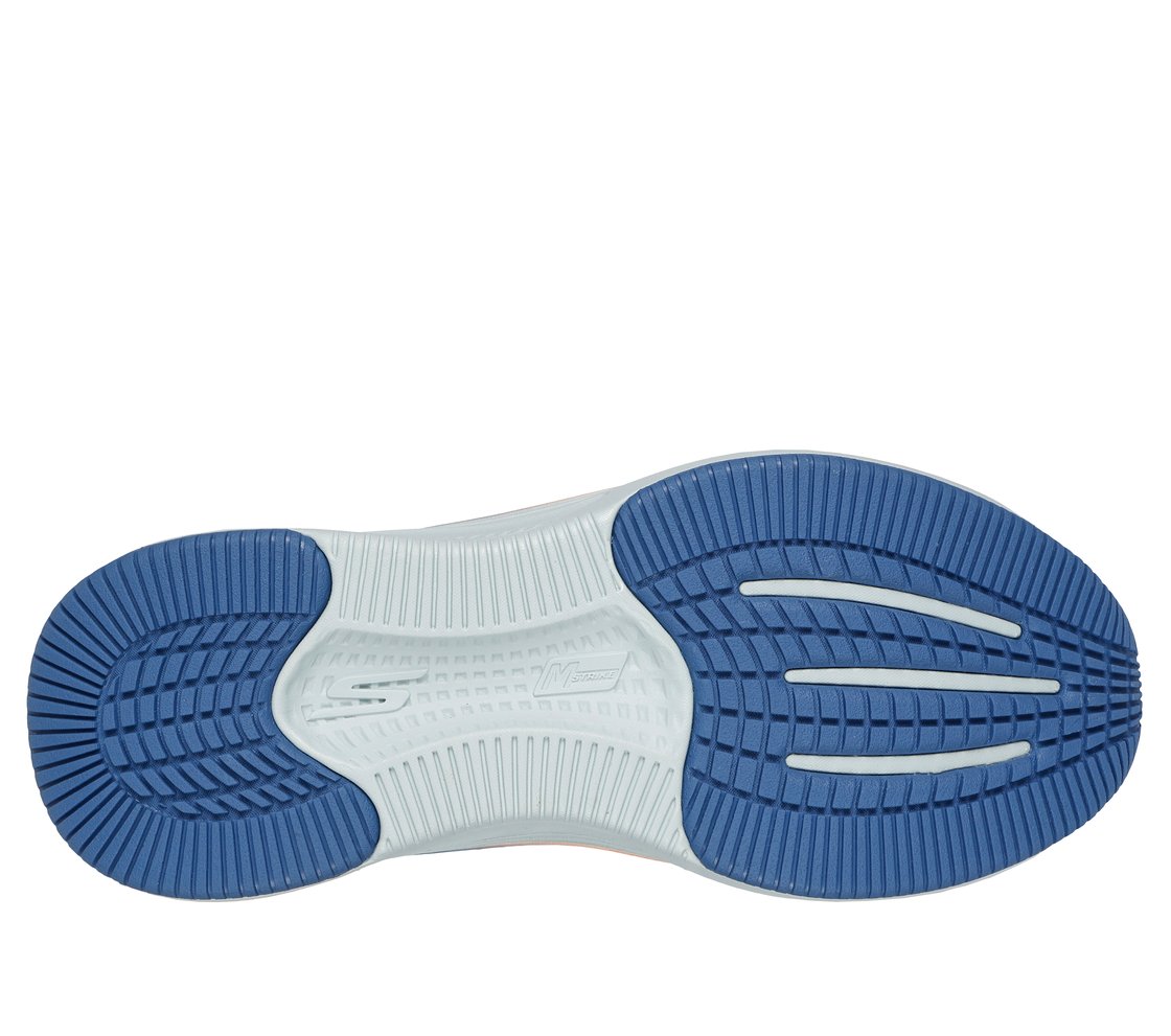 GO RUN ELEVATE 2.0 - ARTESIA, BLACK/BLUE/ORANGE Footwear Bottom View
