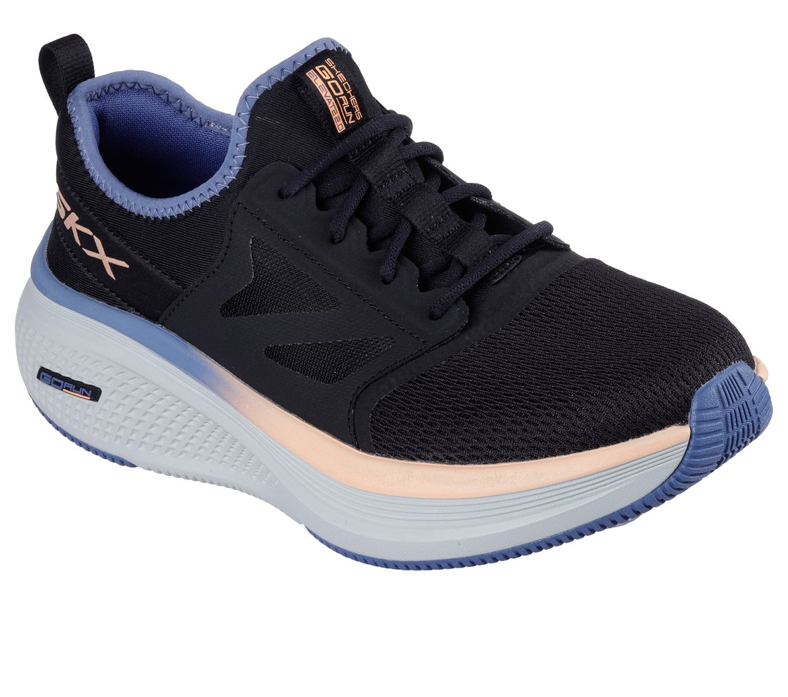 GO RUN ELEVATE 2.0 - ARTESIA, BLACK/BLUE/ORANGE Footwear Right View