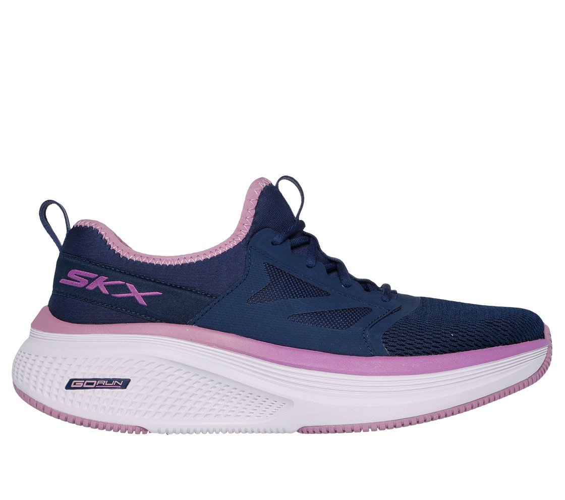 GO RUN ELEVATE 2.0 - ARTESIA, NAVY/PURPLE Footwear Lateral View