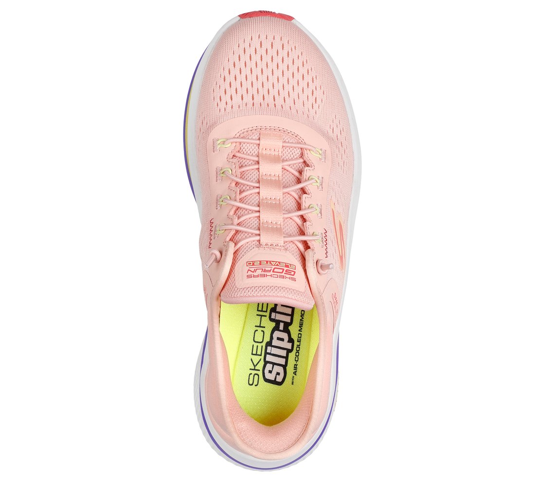 GO RUN ELEVATE 2.0 - BANYAN, PEACH Footwear Top View
