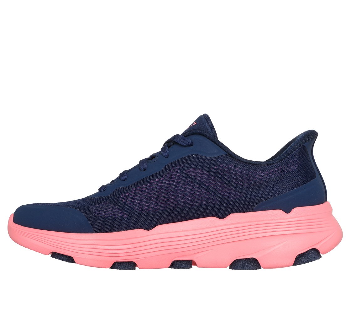 GO RUN 7.0 - BENTON, NVY/PNK Footwear Left View