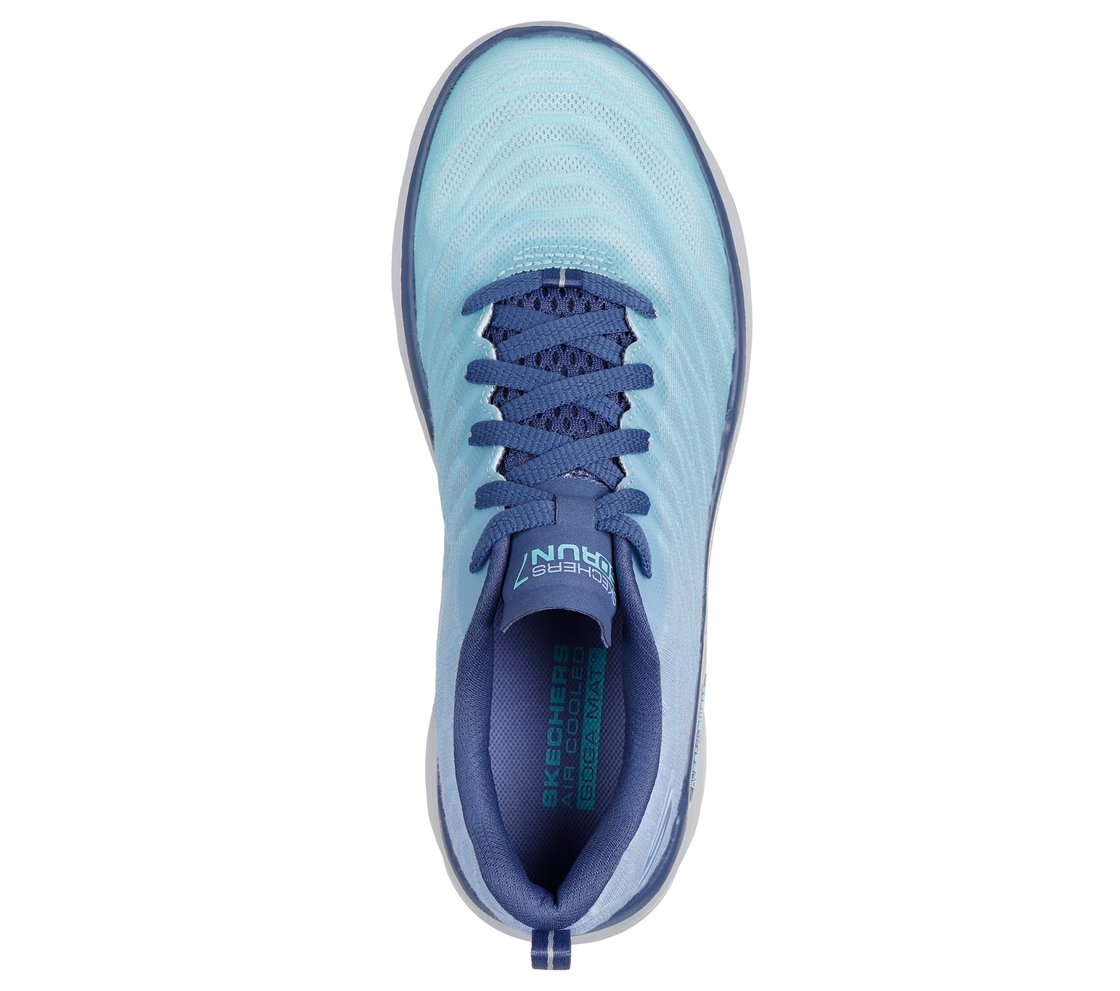 GO RUN 7, BLUE/AQUA Footwear Top View