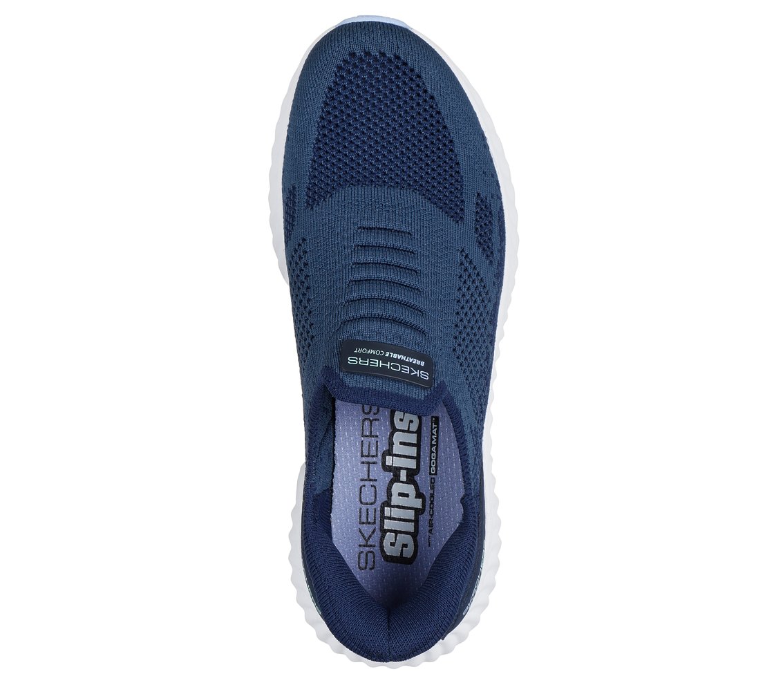 GO RUN NOW - BRIAR, NAVY/BLUE Footwear Top View