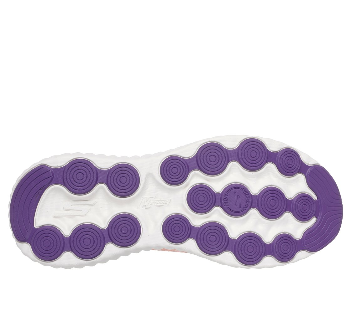 GO RUN NOW - BRIAR, PEACH Footwear Bottom View