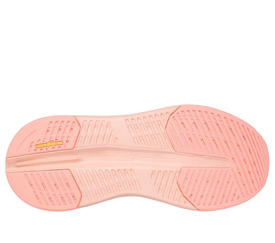 MAX CUSHIONING GLIDE-STEP - H, BLACK/PURPLE Footwear Bottom View