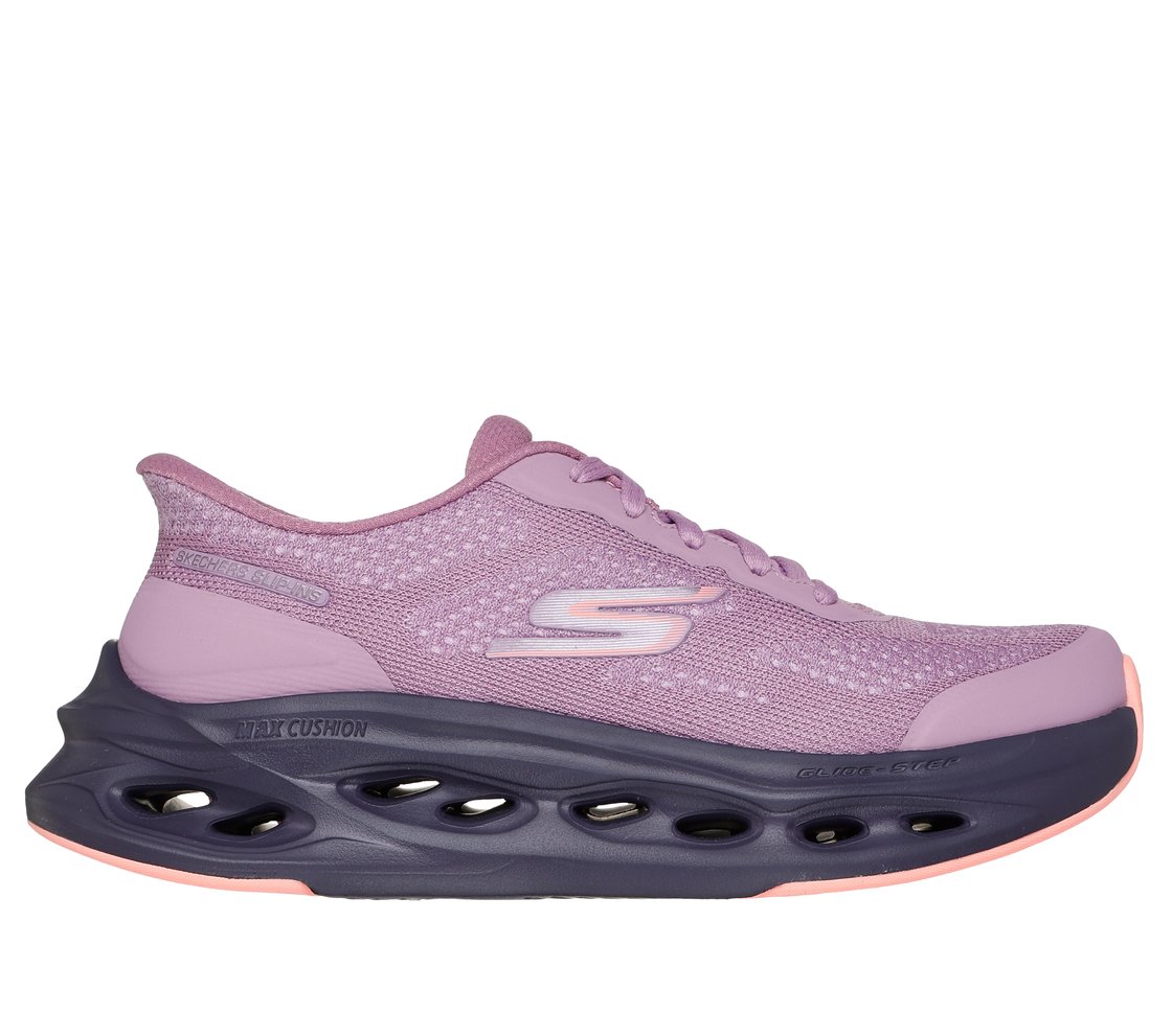 MAX CUSHIONING GLIDE-STEP - H, MAUVE Footwear Lateral View