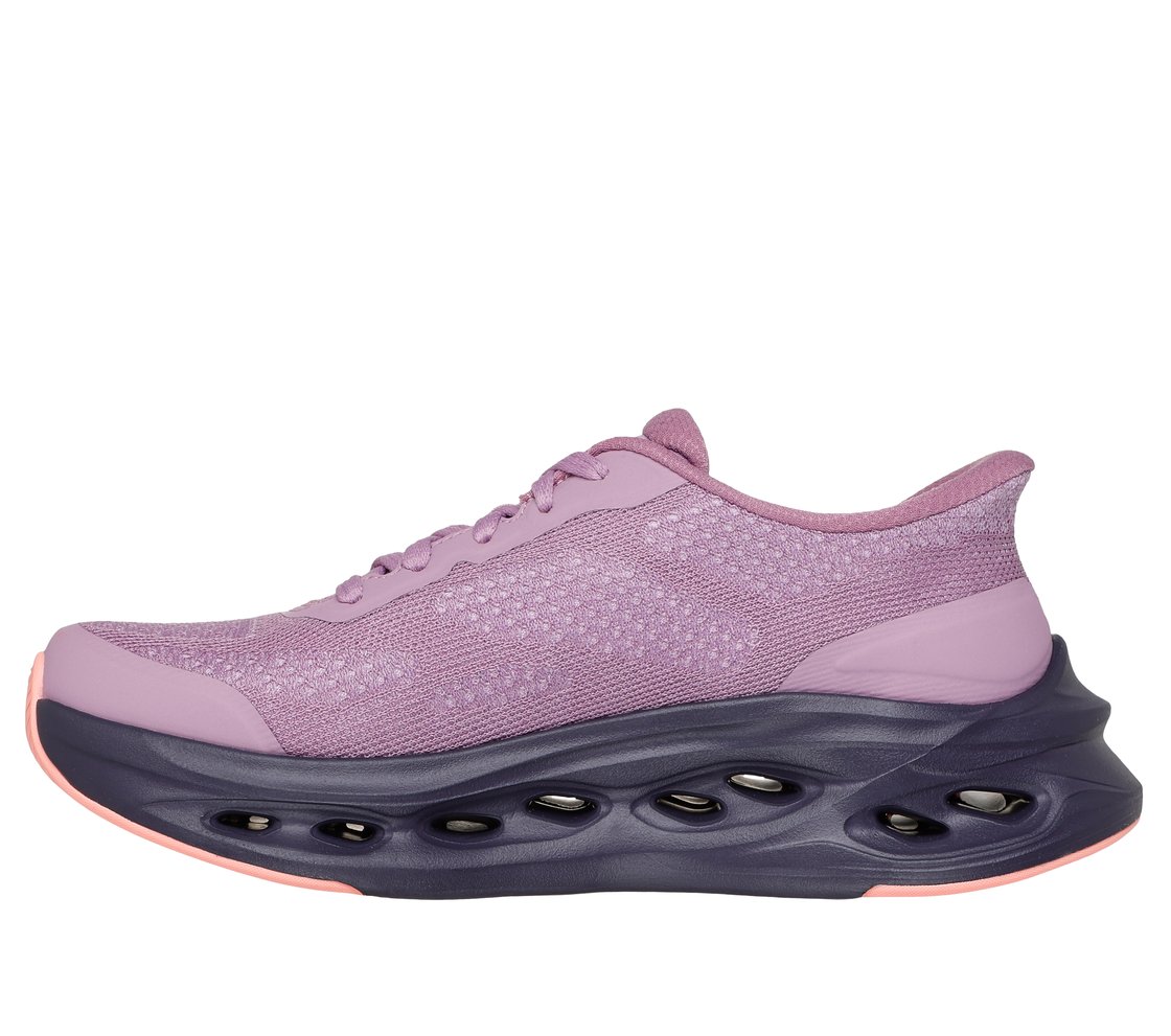 MAX CUSHIONING GLIDE-STEP - H, MAUVE Footwear Left View