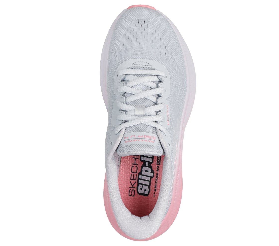 MAX CUSHIONING ENDEAVOUR - HA, GREY/PINK Footwear Top View