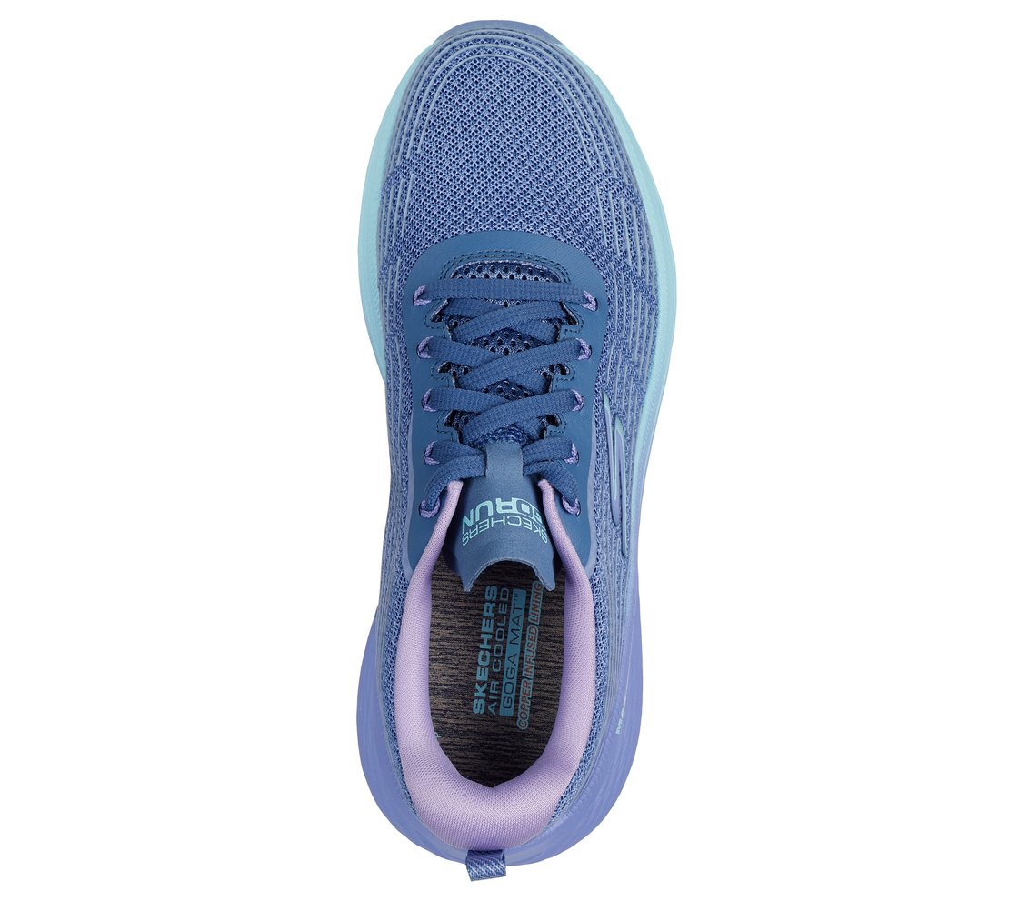 MAX CUSHIONING ELITE 2.0 - SP, BLUE/LAVENDER Footwear Top View