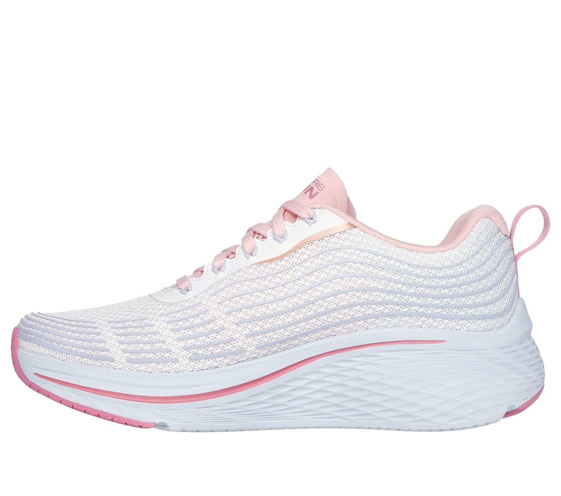 MAX CUSHIONING ELITE 2, WHITE/BLUE/PINK Footwear Left View