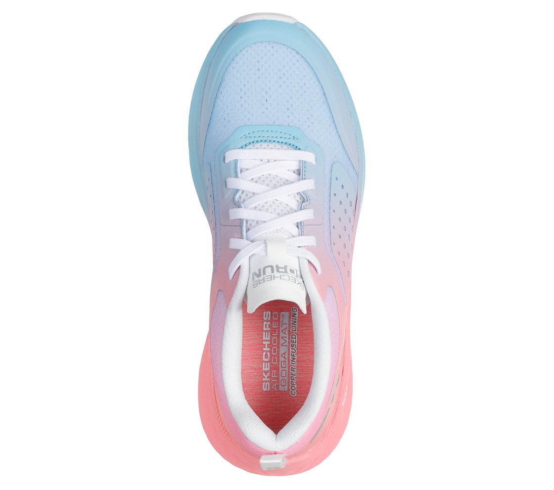 MAX CUSHIONING ELITE 2, PINK/BLUE Footwear Top View