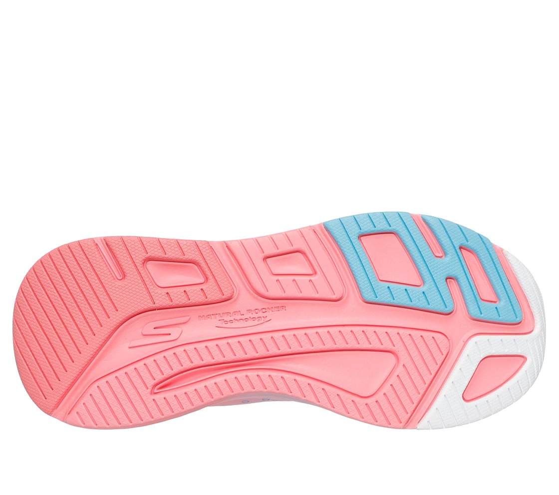 MAX CUSHIONING ELITE 2, PINK/BLUE Footwear Bottom View