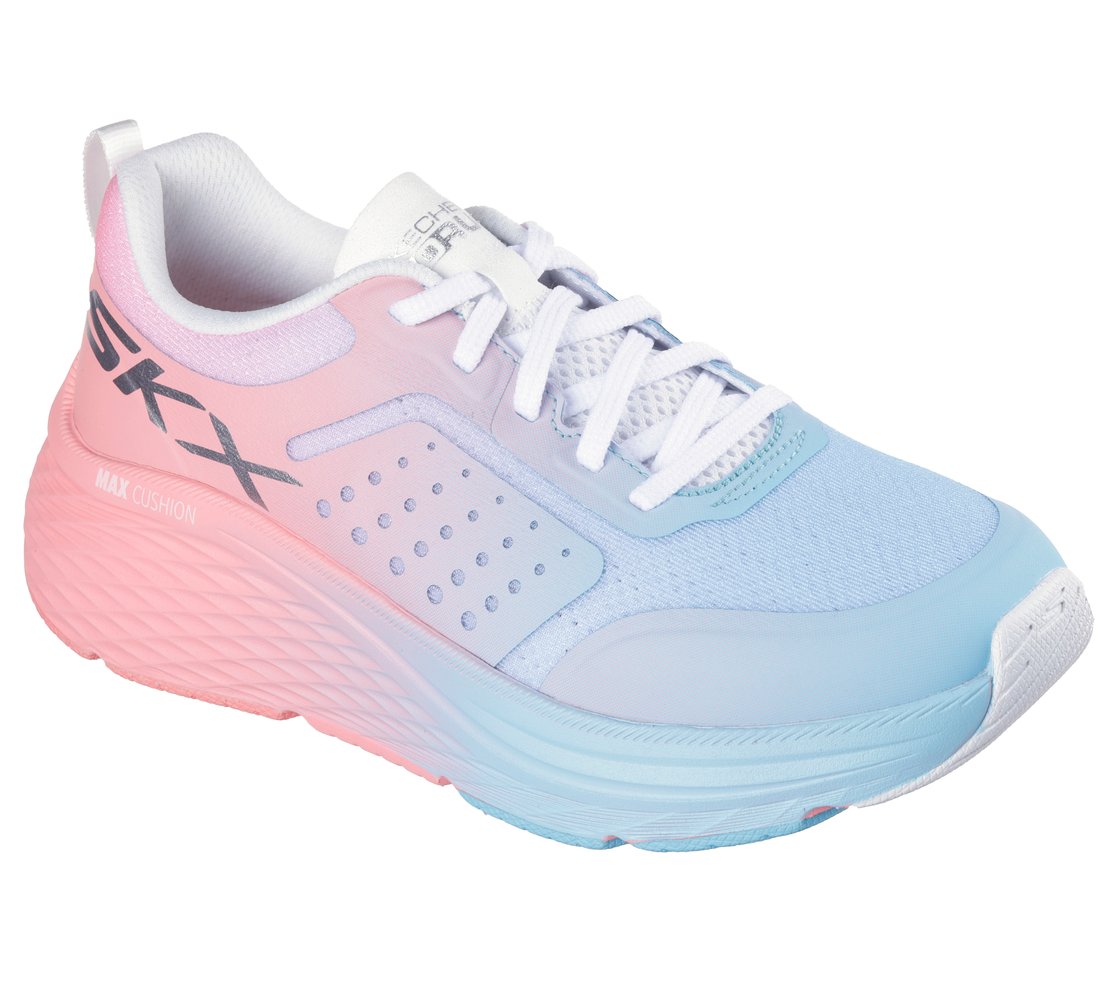MAX CUSHIONING ELITE 2, PINK/BLUE Footwear Right View