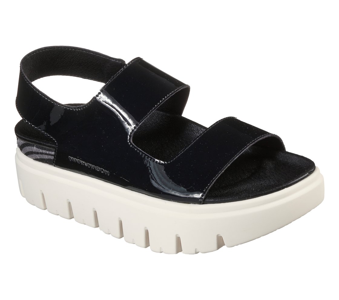 MALAGA - ELENA, BBBBLACK Footwear Top View