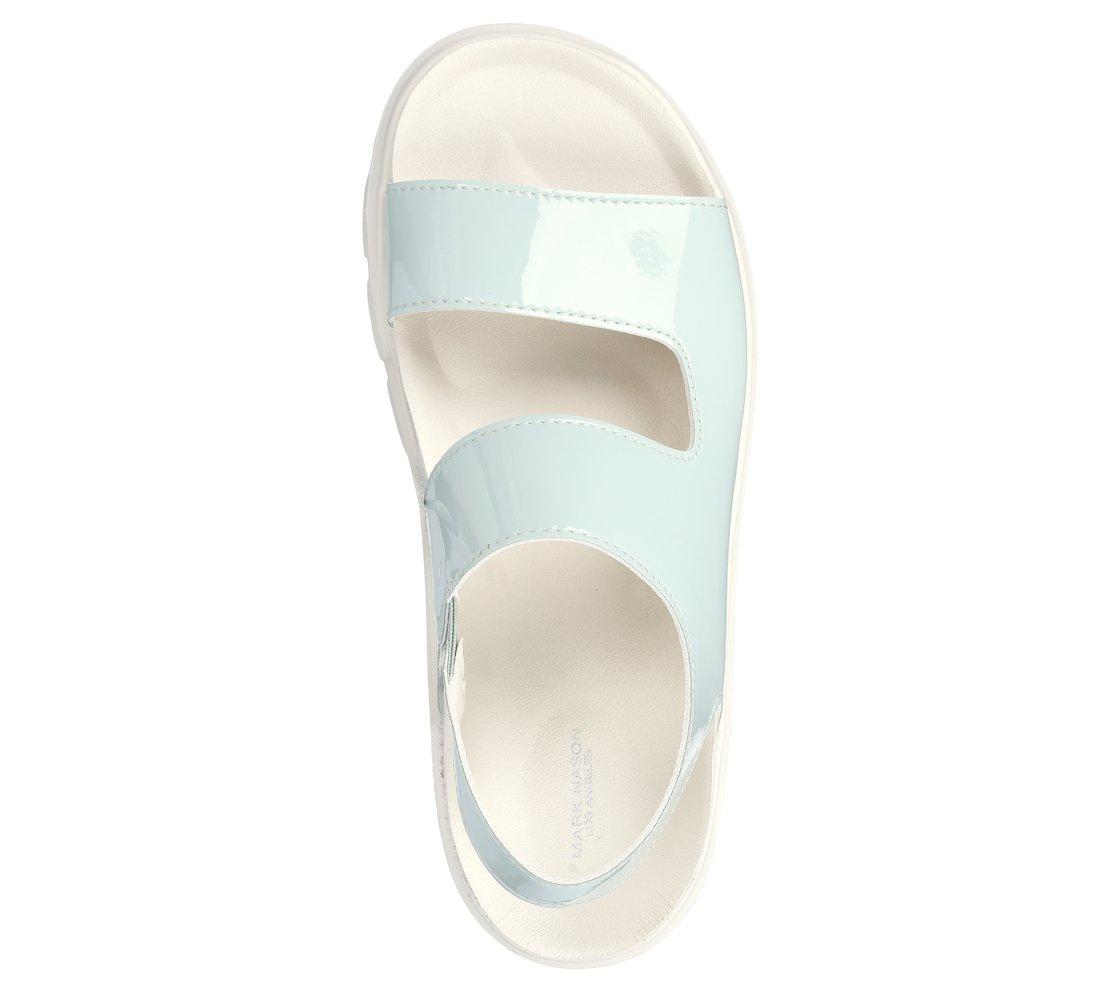 MALAGA - ELENA, TURQUOISE Footwear Top View