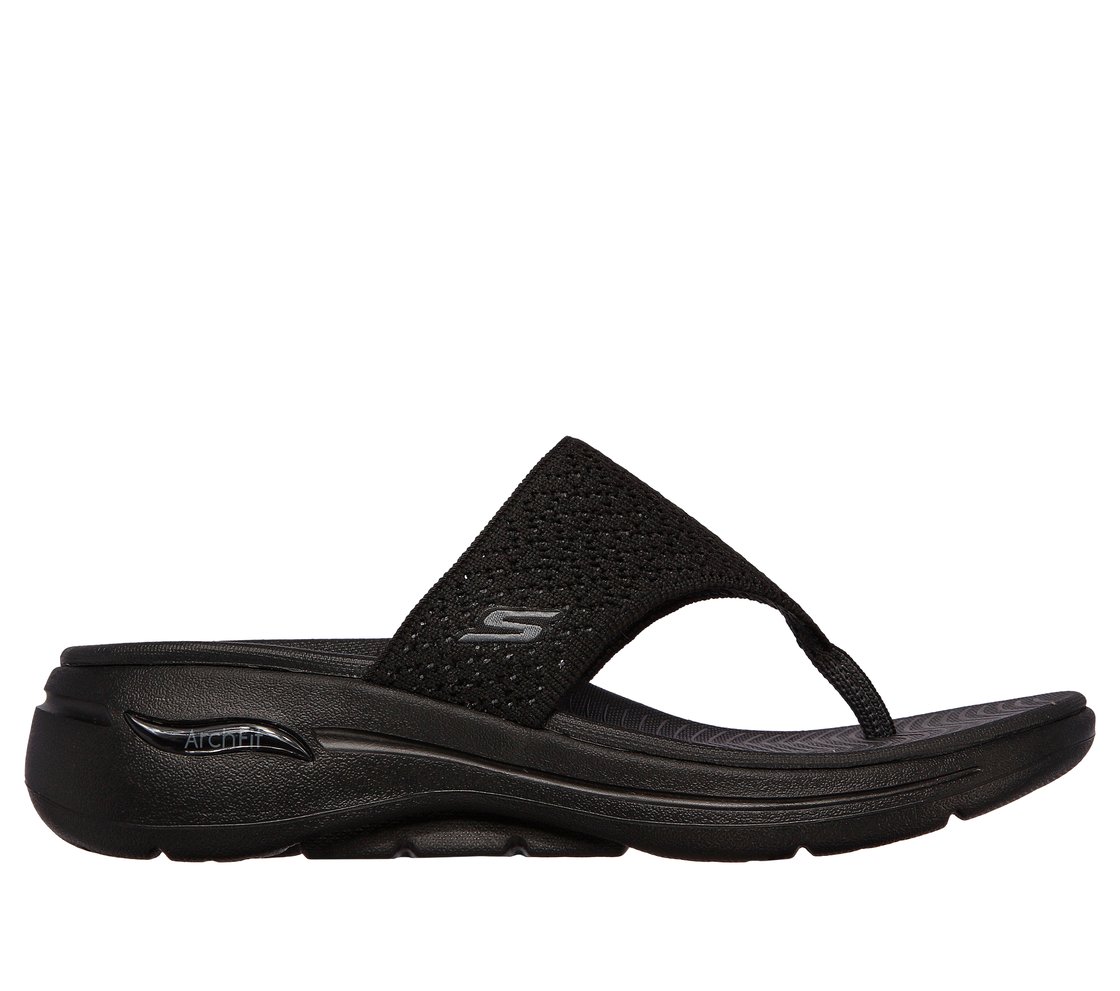 SKECHERS GO WALK ARCH FIT - WEEKENDER, BBLACK Footwear Lateral View