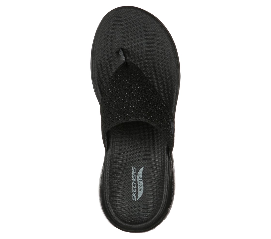 SKECHERS GO WALK ARCH FIT - WEEKENDER, BBLACK Footwear Top View