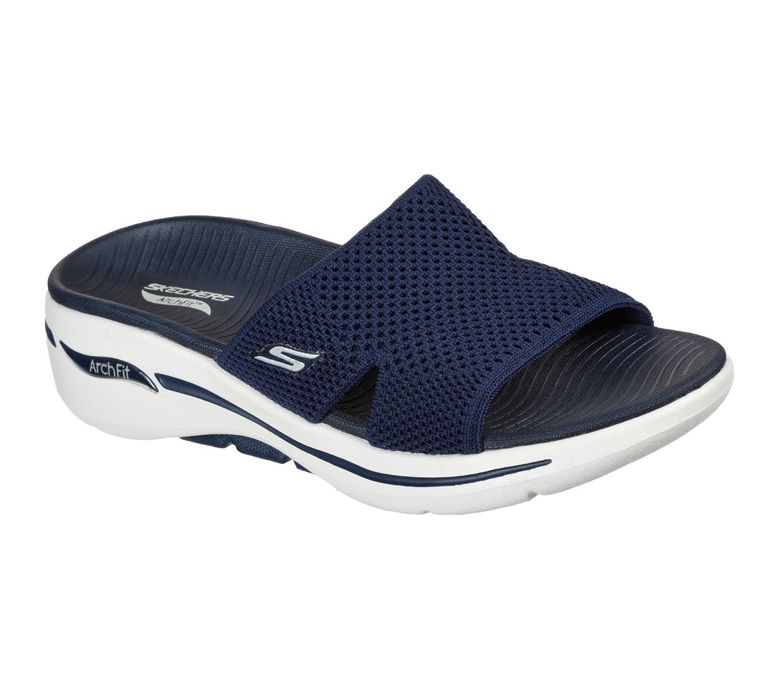 GO WALK ARCH FIT SANDAL - WOR, NNNAVY Footwear Right View