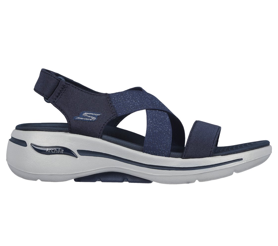GO WALK ARCH FIT SANDAL - AST, NNNAVY Footwear Lateral View
