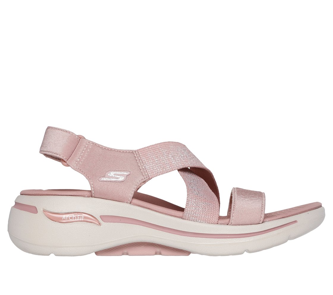 GO WALK ARCH FIT SANDAL - ASTONISH, ROSE Footwear Lateral View