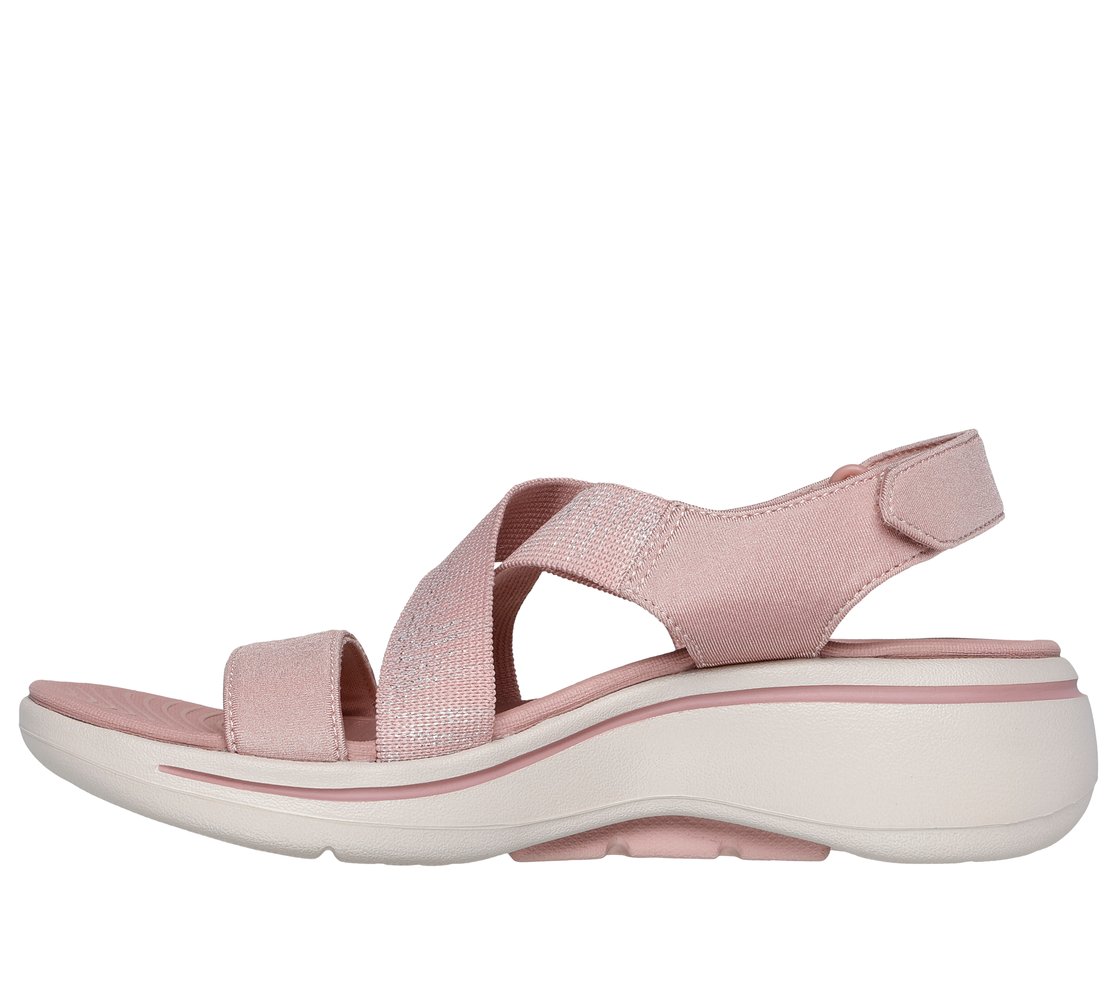 GO WALK ARCH FIT SANDAL - ASTONISH, ROSE Footwear Left View