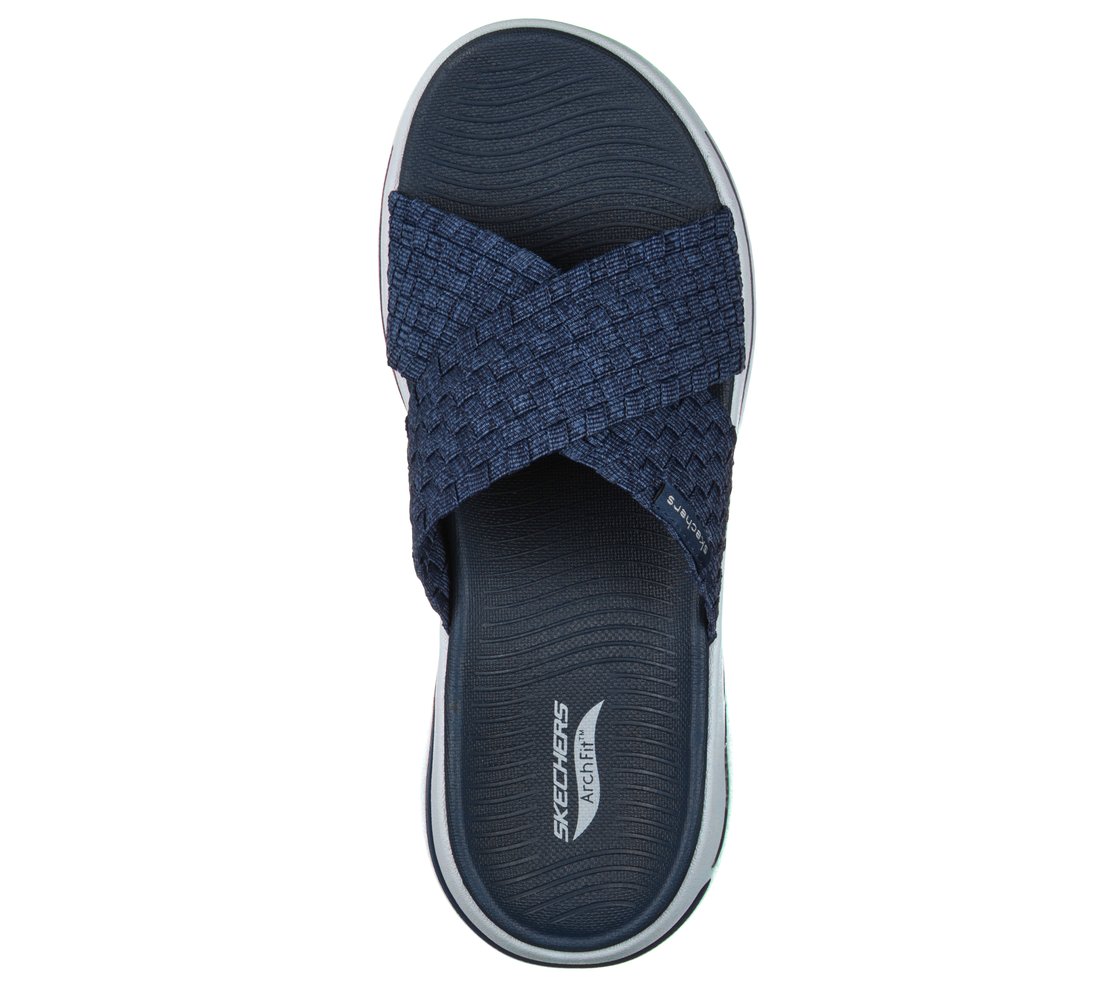 GO WALK ARCH FIT SANDAL - WON,  Footwear Top View
