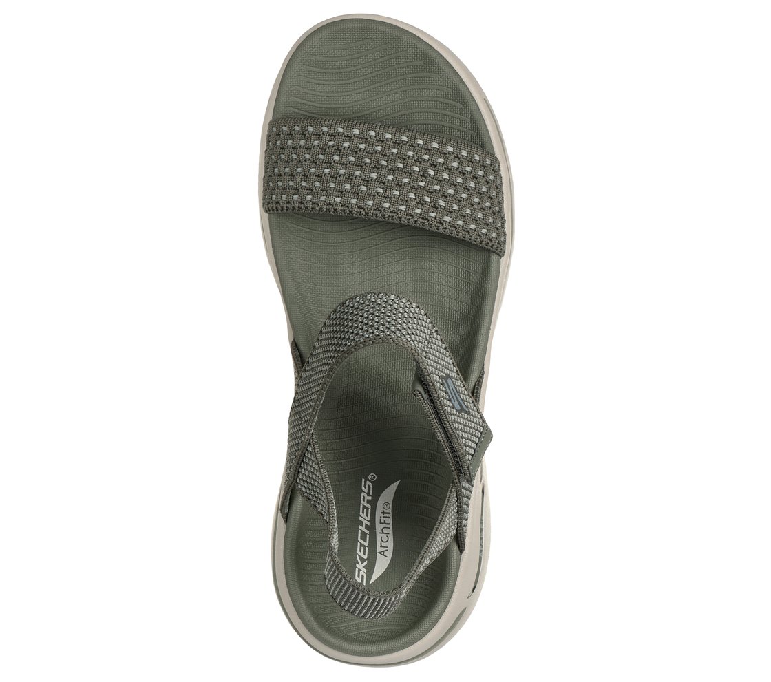GO WALK ARCH FIT SANDAL-POLIS, OOLIVE