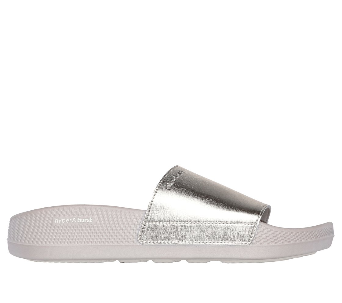 HYPER SLIDE - SHINE ON, GOLD Footwear Lateral View