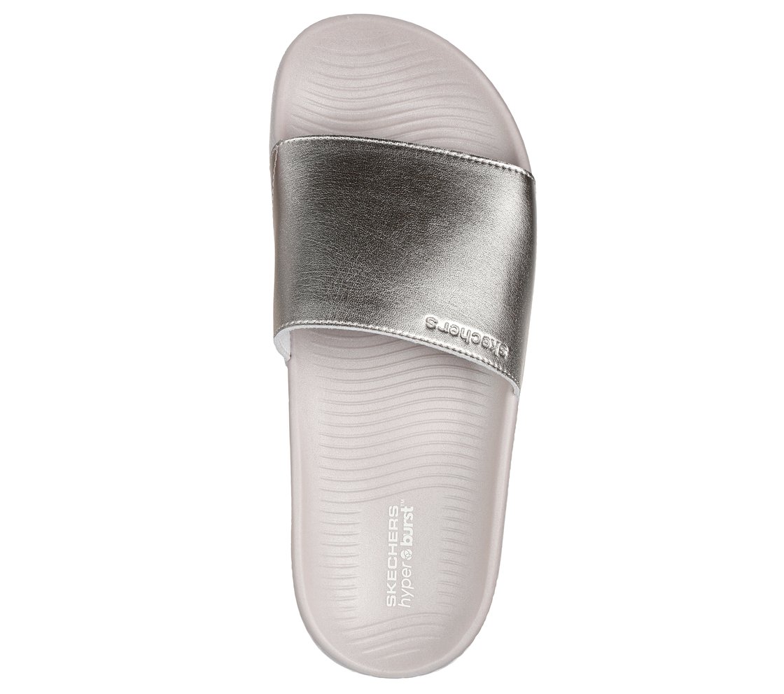 HYPER SLIDE - SHINE ON, GOLD Footwear Top View