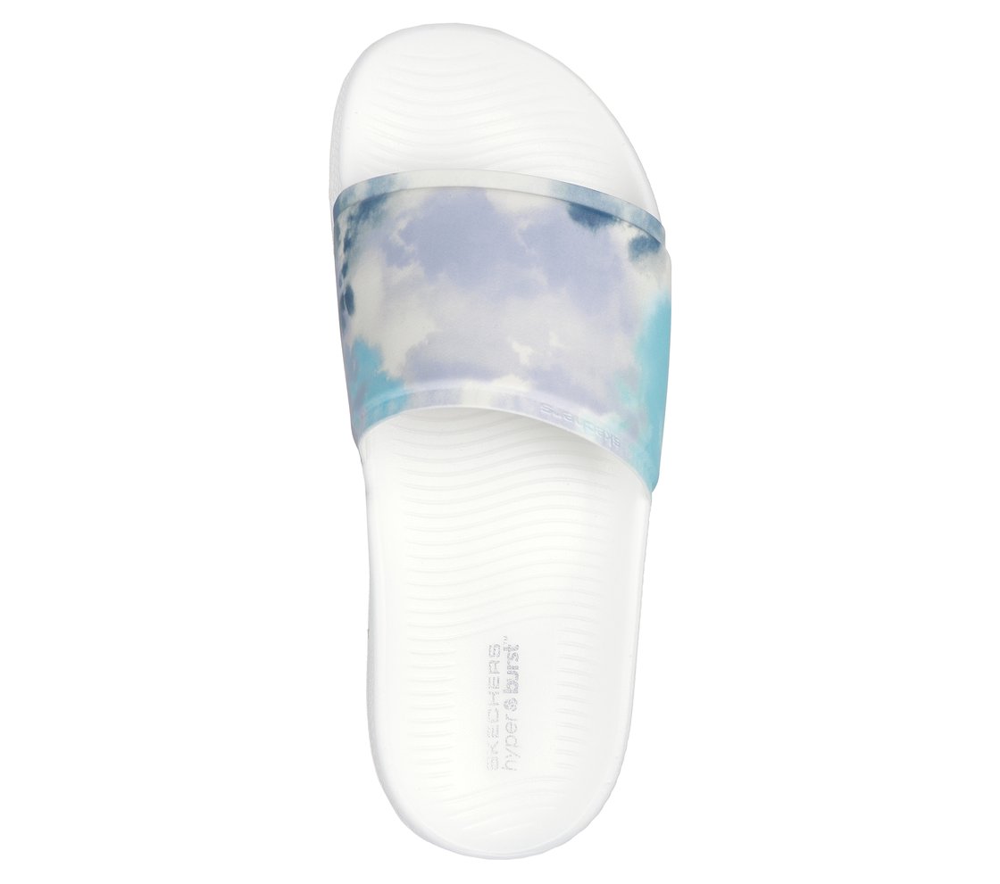 HYPER SLIDE, BLUE Footwear Top View