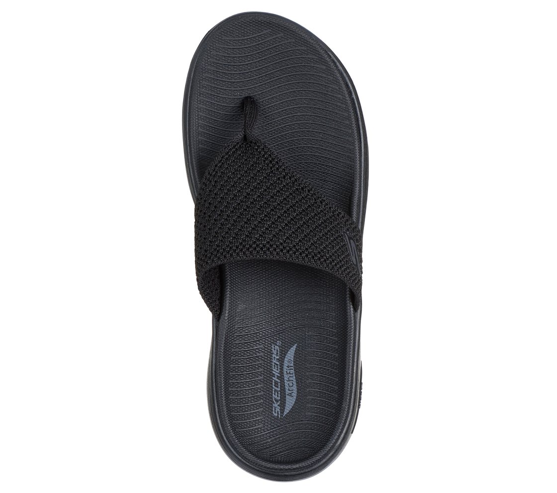 GO WALK ARCH FIT 2, BLACK Footwear Top View