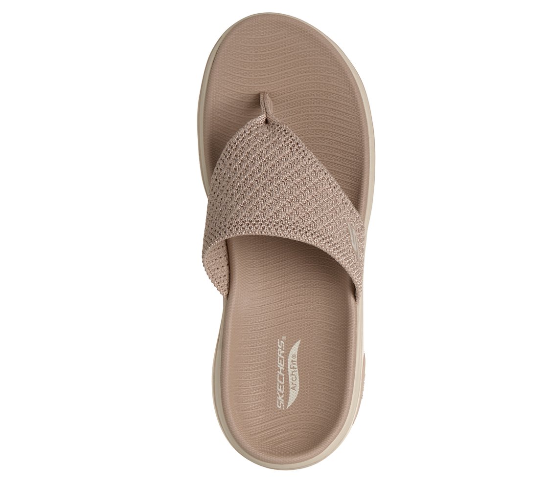 GO WALK ARCH FIT 2, TAUPE Footwear Top View